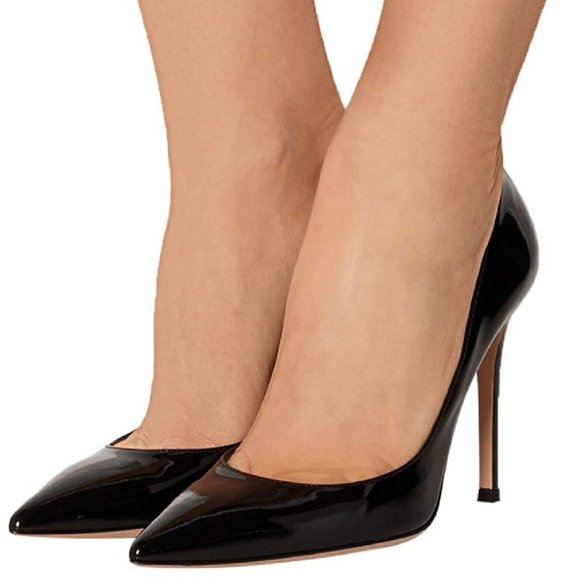 FSJ Women Formal Pointed Toe Pumps High Heel - Picture 4 of 11